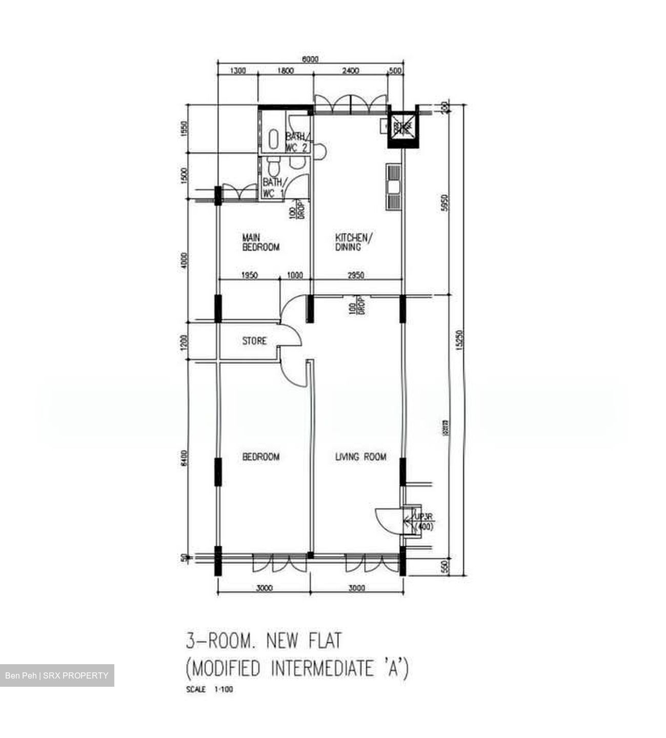 Blk 526 Bedok North Street 3 (Bedok), HDB 3 Rooms #602901571